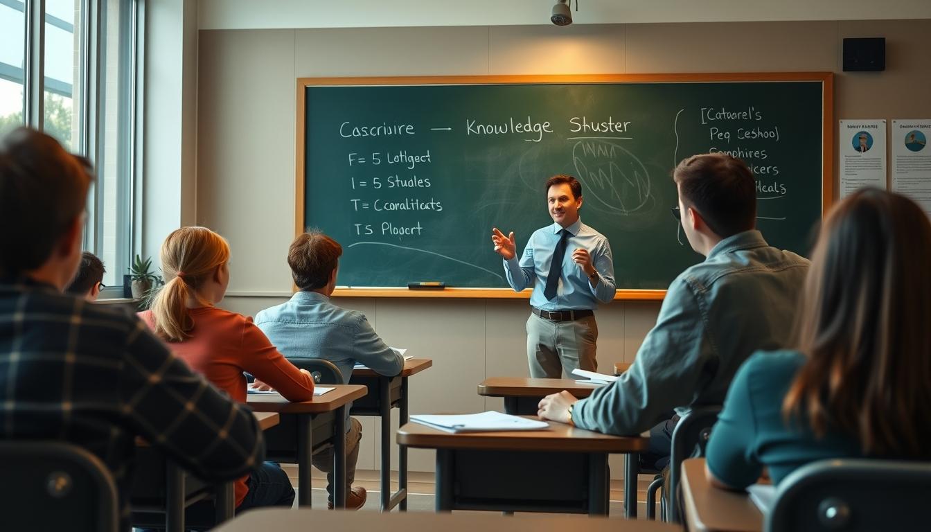 Student preparing for exams with study materials