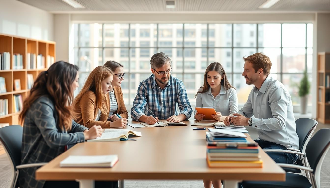 Student developing practical and academic skills